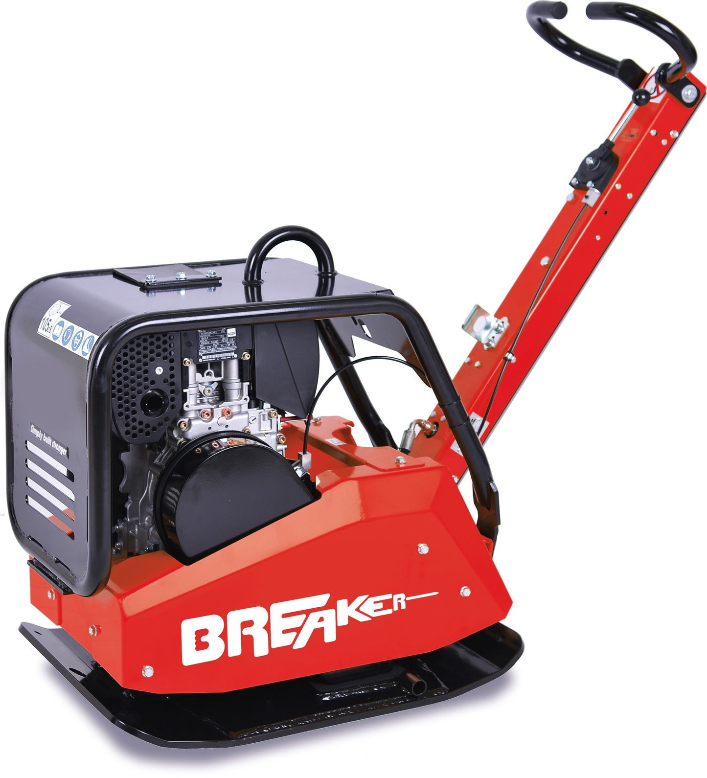 Piastra vibrante Rullo compattatore Breaker BKR280 reversibile motore Honda GX270