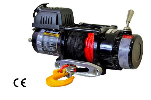 Verricello Elettrico 12V 4500 2041kg Ninja Con Corda STD ROSSA