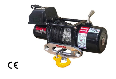 Verricello Elettrico 12V 5000 SPARTAN 2268kg Con cavo Sintetico e Passacavo