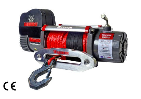 Verricello elettrico 12V 8000 V2 Samurai 3636kg con fune sintetica