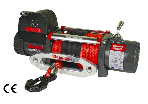Verricello elettrico 12V 9500 V2 Samurai 4309kg con fune sintetica