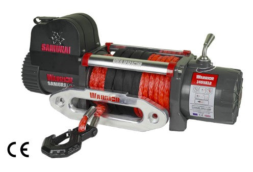 Verricello elettrico 12V 14500 V2 SAMURAI 6577kg Con Cavo Sintetico