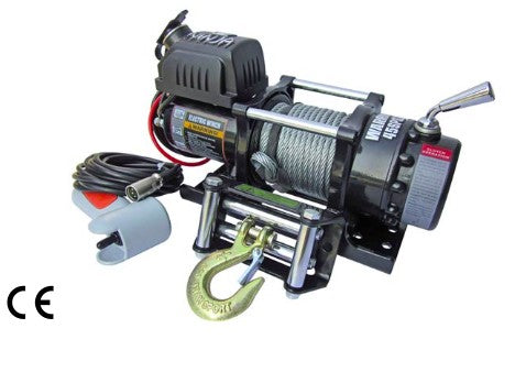 Verricello Elettrico 12V 4500 2041kg Ninja Con cavo in acciaio