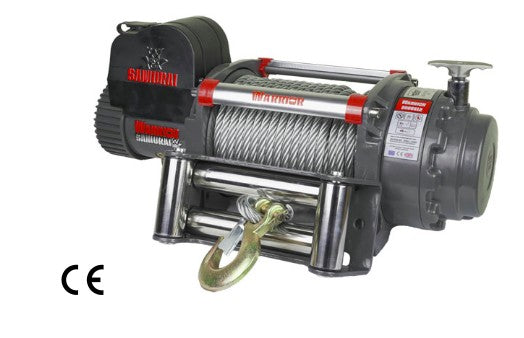 Verricello Elettrico 24V SAMURAI 20000 9072kg Con Cavo In Acciaio