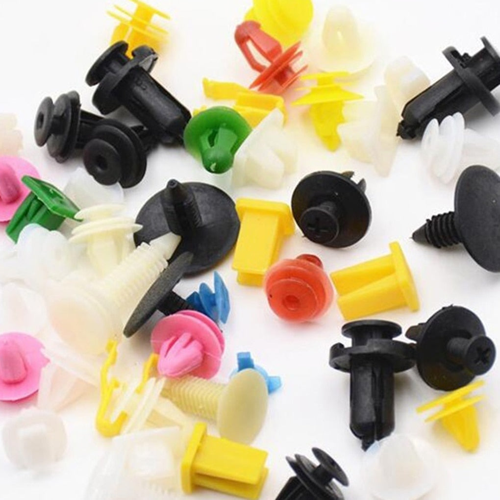 100/50 Pcs clip per Auto viti di fissaggio paraurti decorazione d'interni plastica automatica miscelazione casuale plastica universale