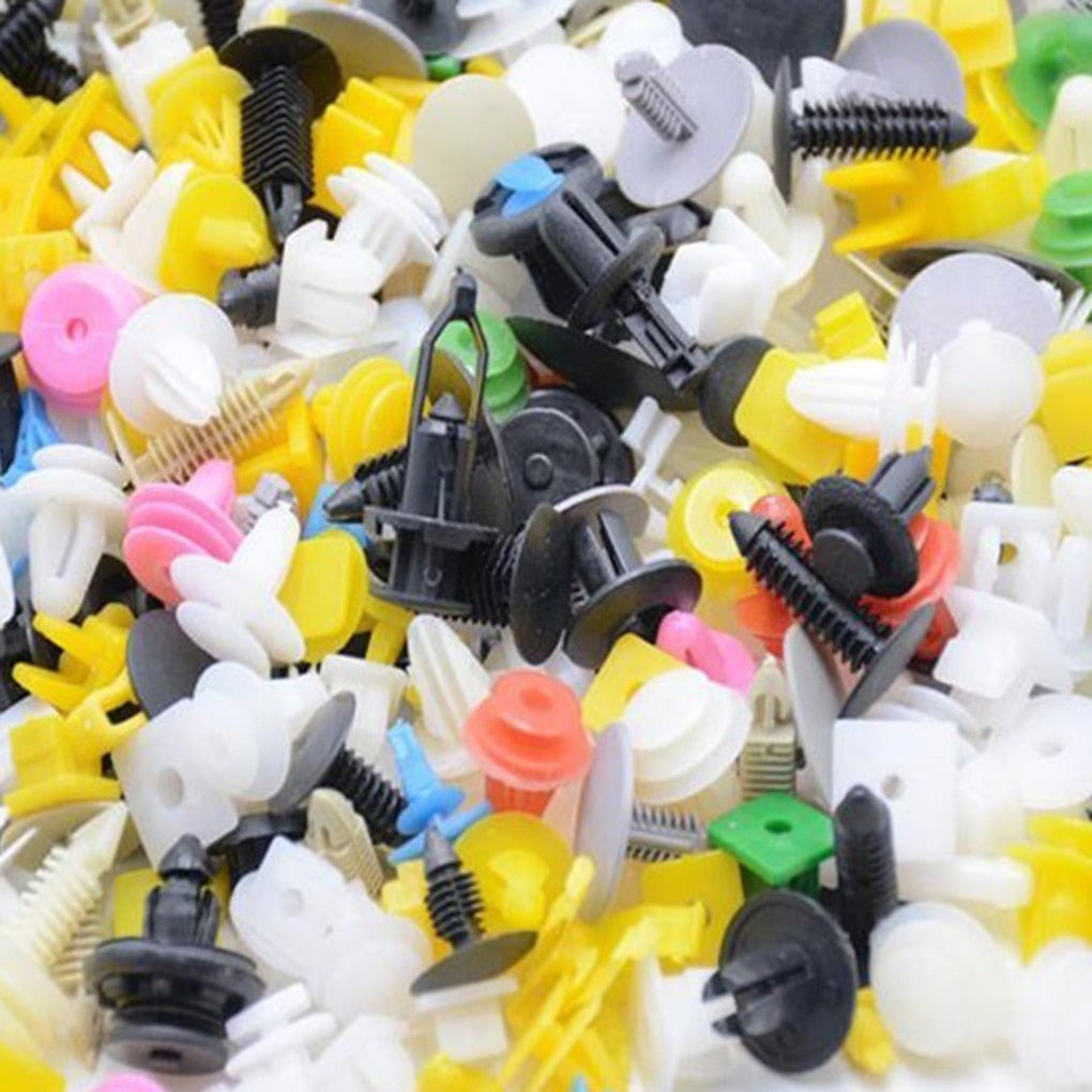 100/50 Pcs clip per Auto viti di fissaggio paraurti decorazione d'interni plastica automatica miscelazione casuale plastica universale