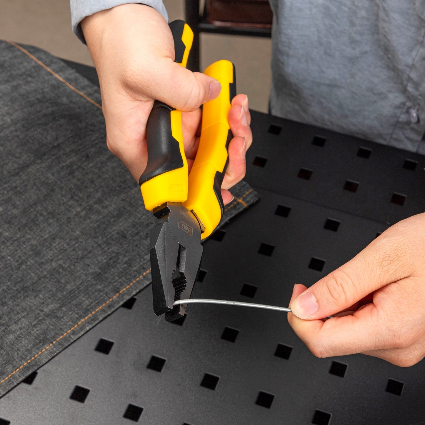 Pinza diagonale universale per tronchesi, pinza per crimpare, pinza ad ago, utensili manuali hardware multifunzionali