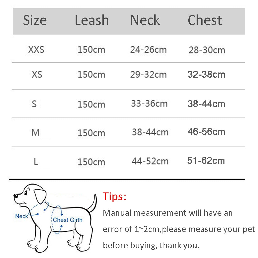 Guinzaglio per cani Set per cani di piccola taglia Guinzaglio per gatti regolabile per cuccioli Bulldog francese Chihuahua Pug Guinzaglio