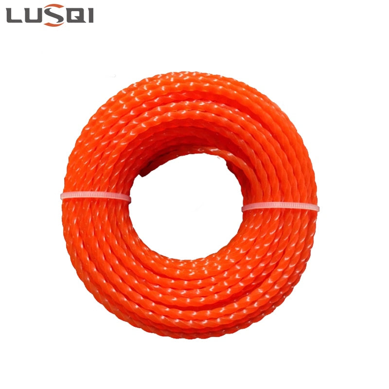 Filo decespugliatore 5m/10m/15m*2.4mm/2.7mm/3mm Nylon a Spirale