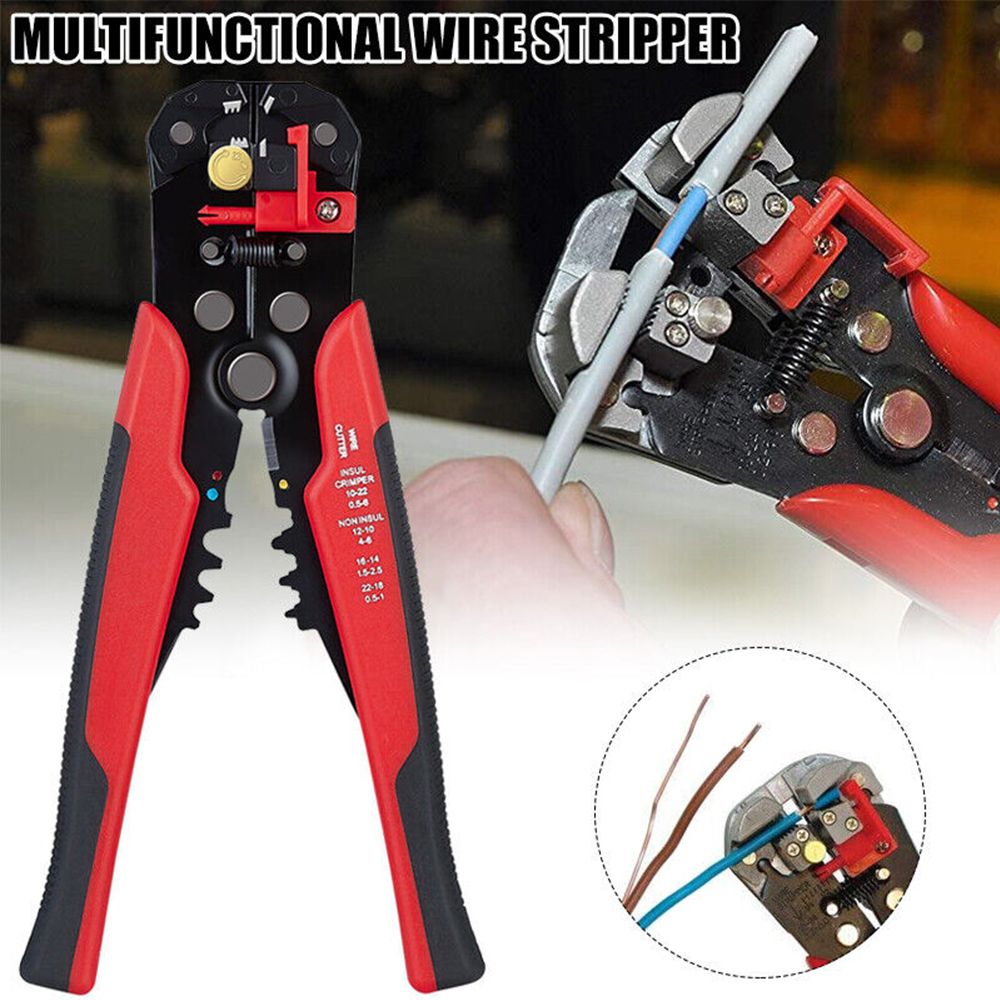 1pc Pinze Spellafili Multifunzionali Per Tagliacavi CrimpTerminal Utensile Manuale Automatico Ad Alta Precisione Piegatore Tagliacavi