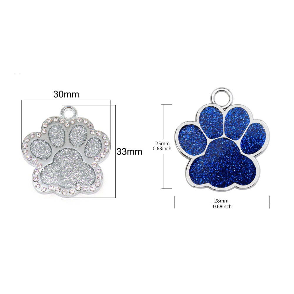 Etichette personalizzate per cani e gatti, con incisione, per cani, gatti, cuccioli, nome identificativo dell'animale domestico, collare, targhetta