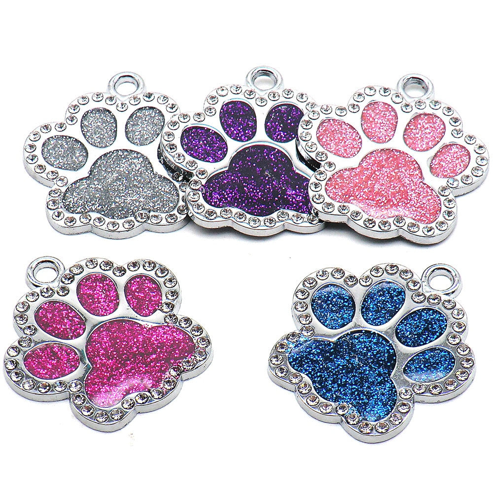 Etichette personalizzate per cani e gatti, con incisione, per cani, gatti, cuccioli, nome identificativo dell'animale domestico, collare, targhetta