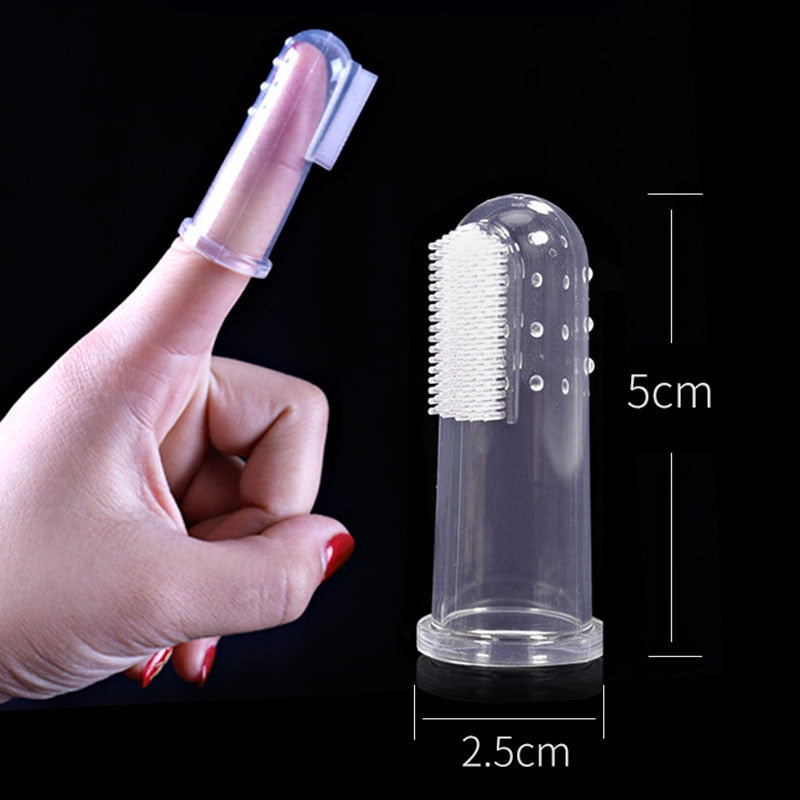 Spazzolino da denti Pet Dito in Silicone Culle Gatti Cani Spazzolatura accessori per cani Denti per animali domestici Prodotti per la pulizia orale