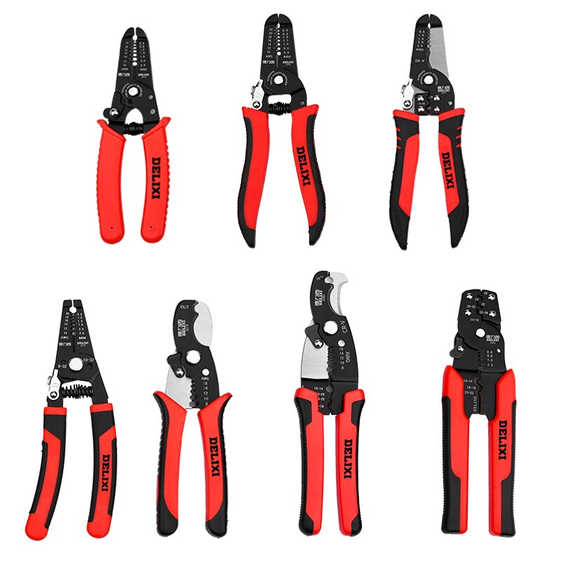 Pinza spelafili multifunzionale TAB Terminale Pinza a crimpare Strumenti Cavo Spelafili Taglierina Piegatrice Pinza automatica
