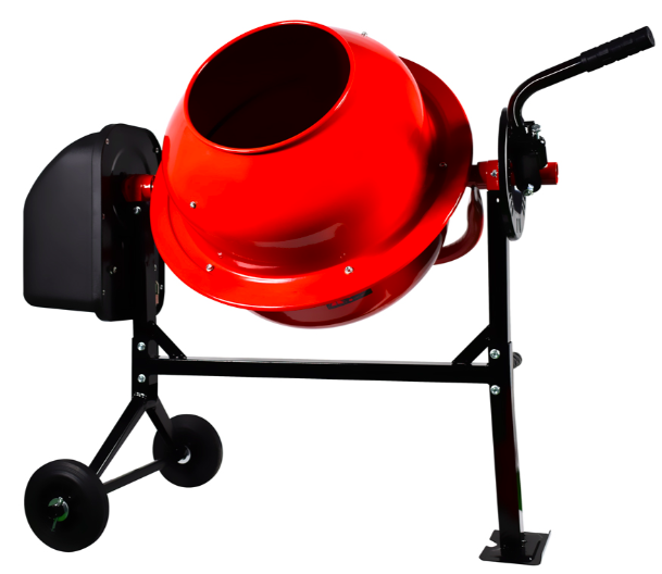 Betoniera Elettrica 70 L 220W Acciaio Arancione