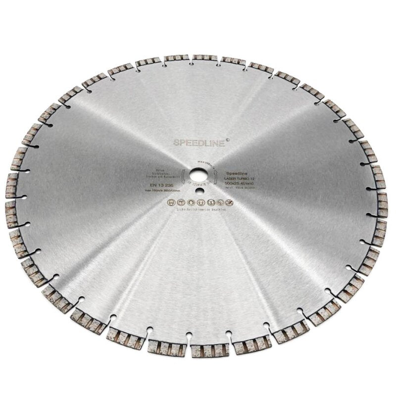 Disco Diamantato 500mm per tagliasfalto Baumax BS45 per cemento