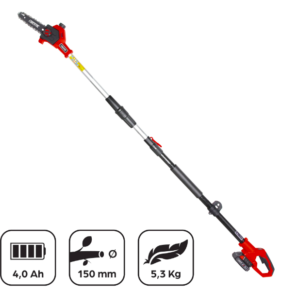 Potatore elettrico a batteria 20V 4.0AH Forestal Oregon