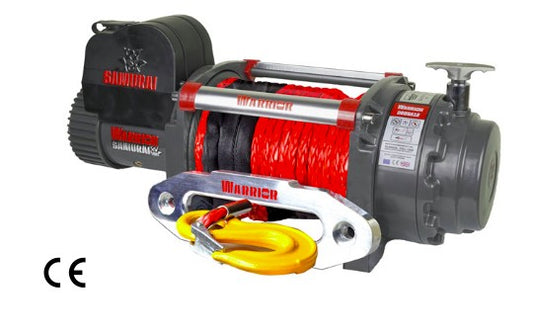 Verricello Elettrico 12V SAMURAI 20000 9072kg Con Cavo Sintetico Armortek