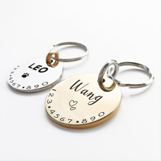 Accessori personalizzati per collari con targhetta identificativa per cani e gatti Forniture per ciondoli a catena per collane con incisione