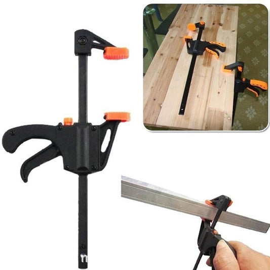 Morsetti per la lavorazione del legno da 4 'Set da 2 pezzi Tipo fisso Velocità di sgancio rapido a cricchetto Kit barra di lavoro in nylon estruso