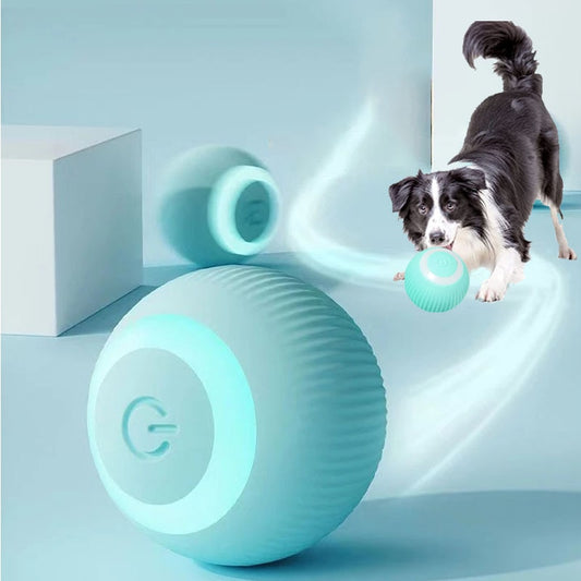 Giocattoli elettrici per cani Giocattoli intelligenti con palline per cuccioli per gatti cani di piccola taglia Divertenti palline rotanti automatiche
