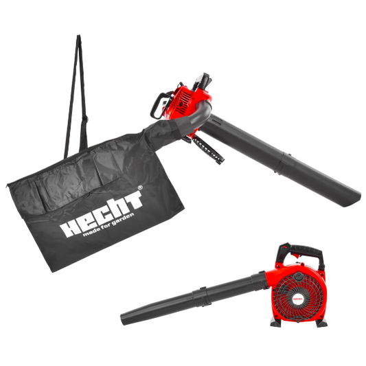 Soffiatore aspiratore trituratore a scoppio 2T Hecht 9254 26cc 5.8kg con sacca